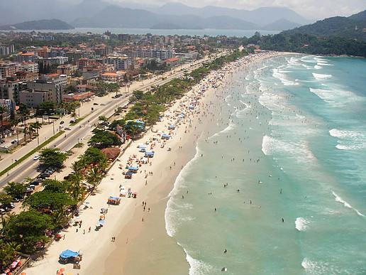 Apartamento De Frente Para O Mar Убатуба Экстерьер фото